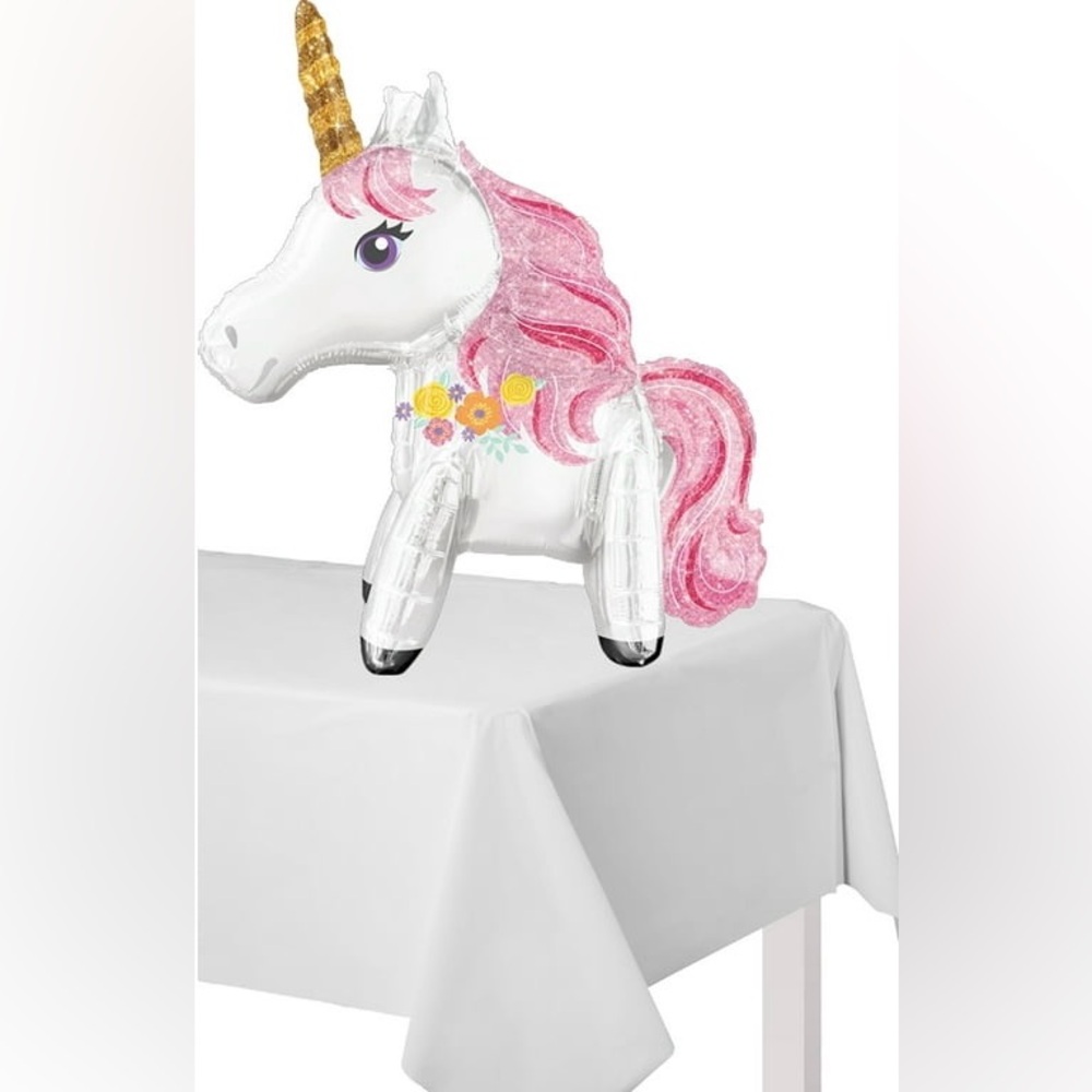25” Tall Magical Unicorn Mylar Balloon (Air-Filled)